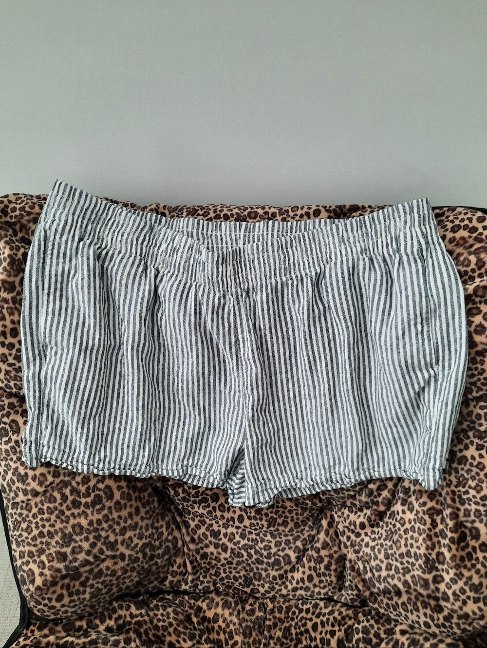 Old Navy Striped Blue and White Shorts